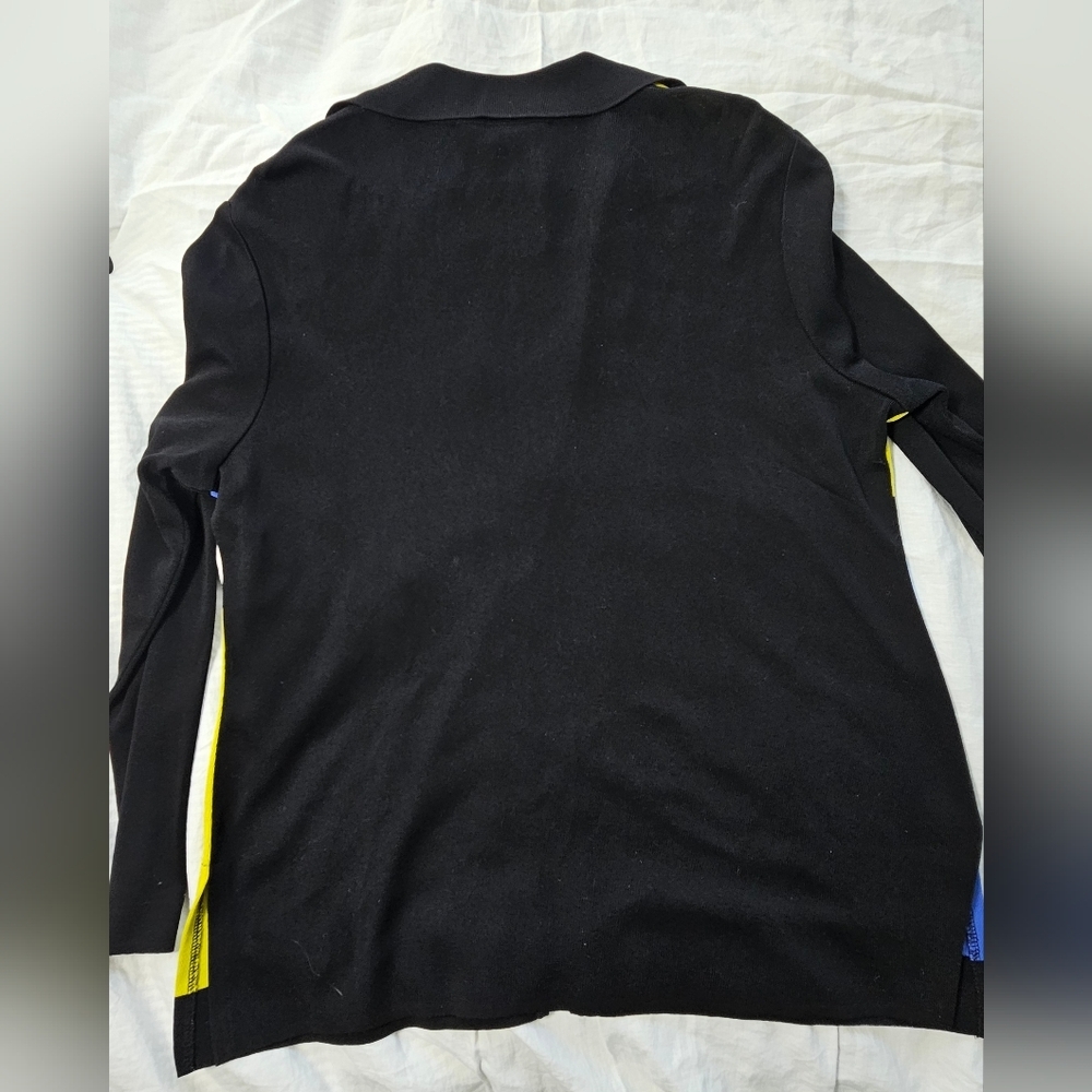 Colorblock Zip-Up Sweater - Picture 3 of 6